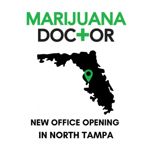 New Marijuana Doctor North Tampa location opening promotional image