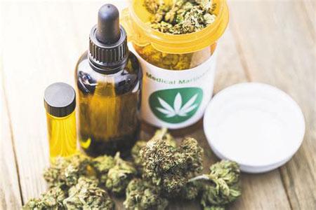 An assortment of cannabis products.